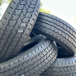 255 70 18 Bridgestone Dueler AT New Take Off Tires 