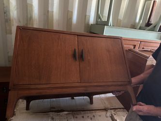 Mid-Century Modern Walnut Cabinet