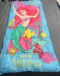 Kids The little mermaid vintage sleeping bag