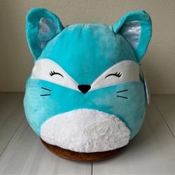 Squishmallows Original - Pania the Teal Fox - 16 Inch Plush Stuffie BNWT