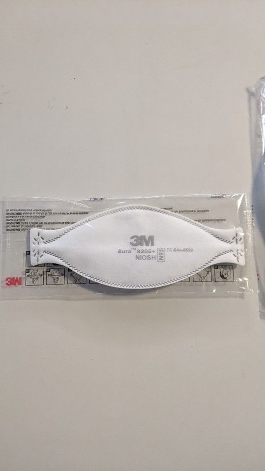 3M Aura 9205+ NIOSH N95 Face Mask