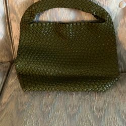 Large Women’s Woven Tote Bag