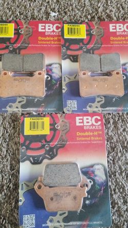 Motorcycle brake pads