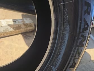 “Bridgestone 235/65R16 like new, no cracks, no repairs, ready to install”