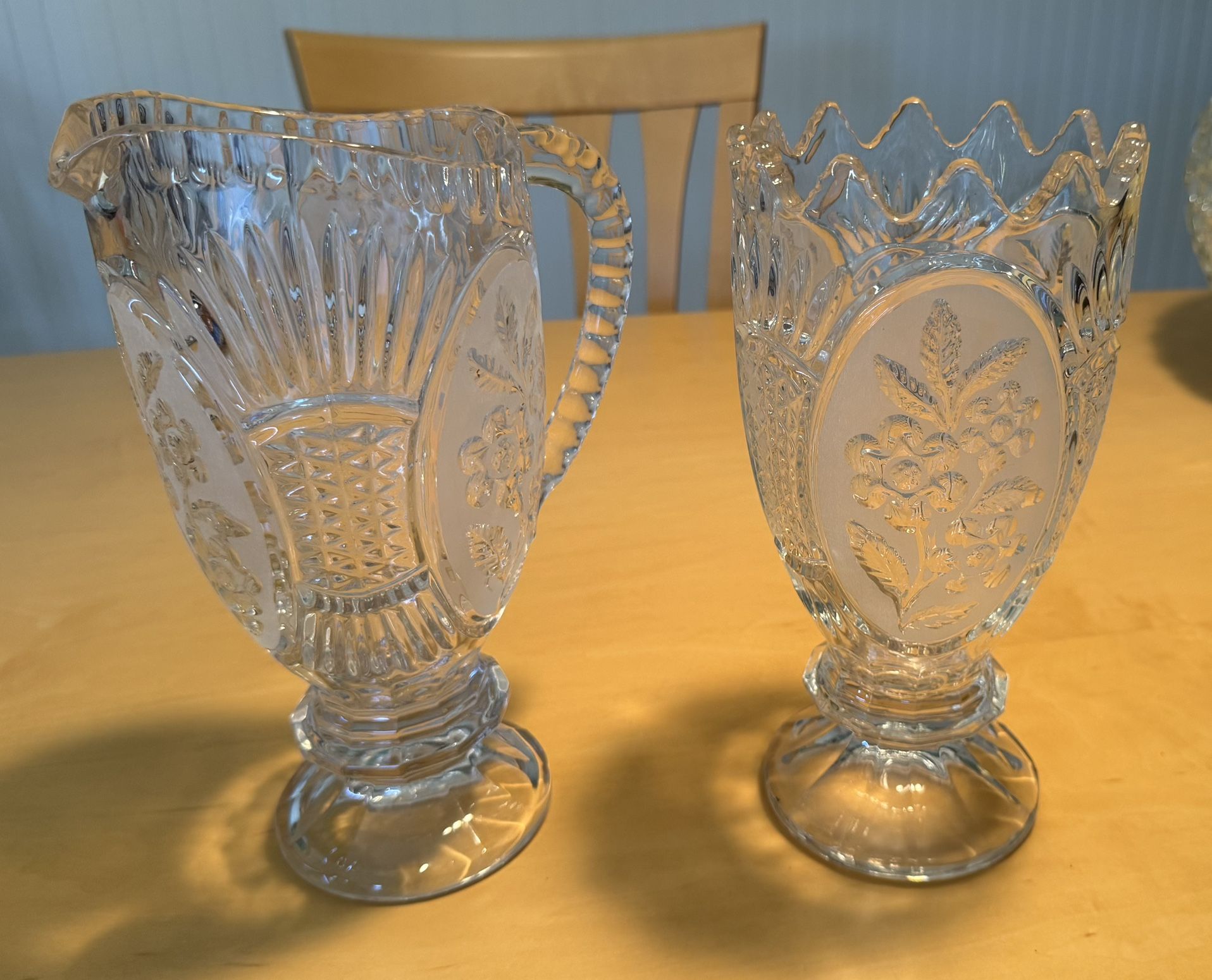 Crystal Pitcher And Case