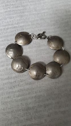 Buffalo nickel bracelet