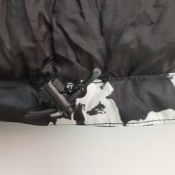 Flower puffer coat