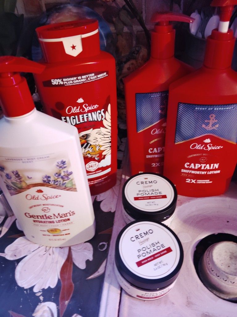 Old Spice Lotion And Shampoo