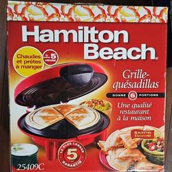 BRAND NEW Hamilton Quesadilla MAKER 