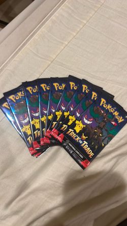 Pokémon Trick or Trade Booster Packs x9