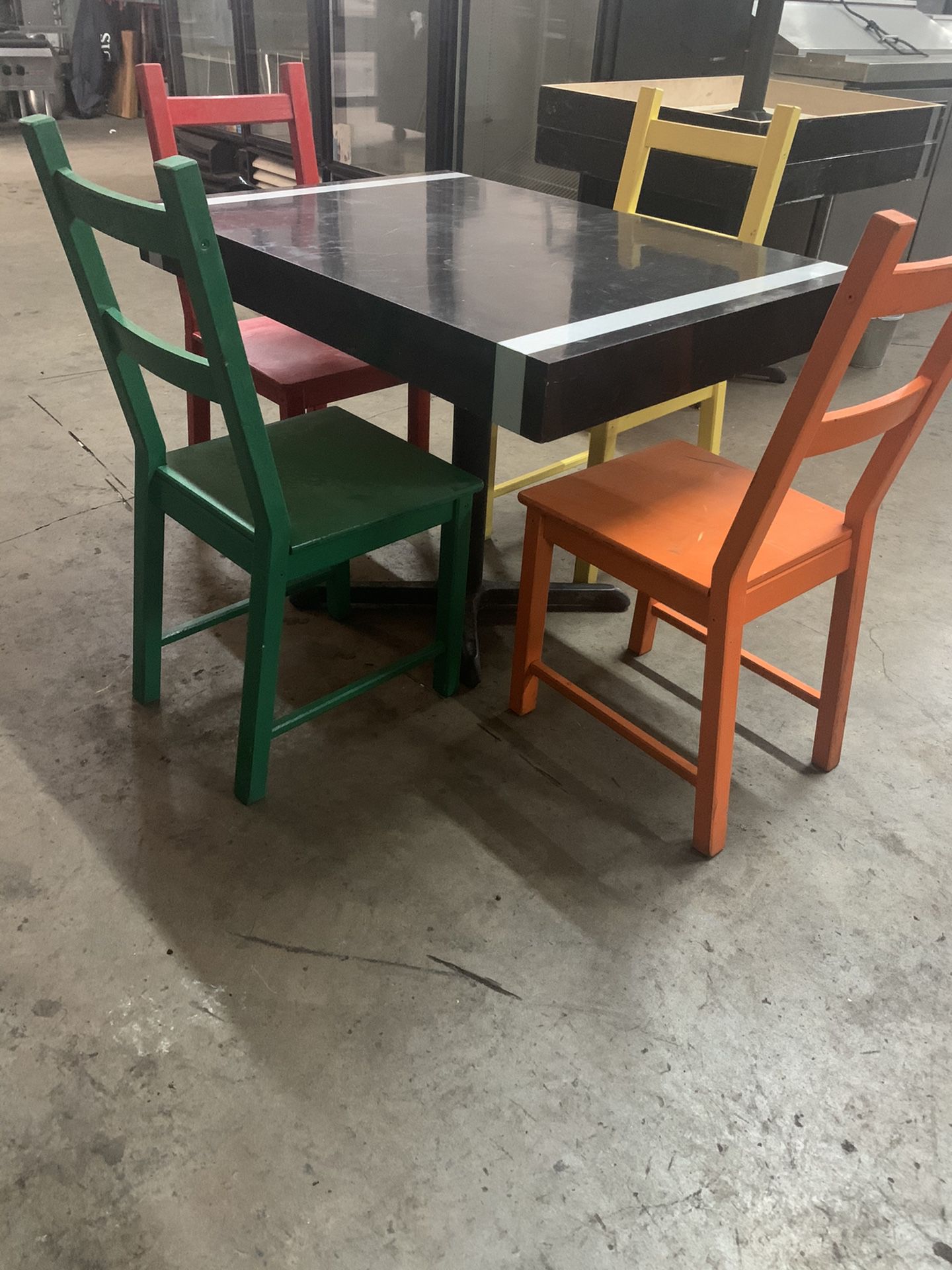 RESTAURANT RUSTIC DINNING TABLE & CHAIRS
