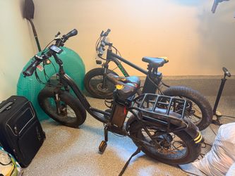 Two working electric bikes