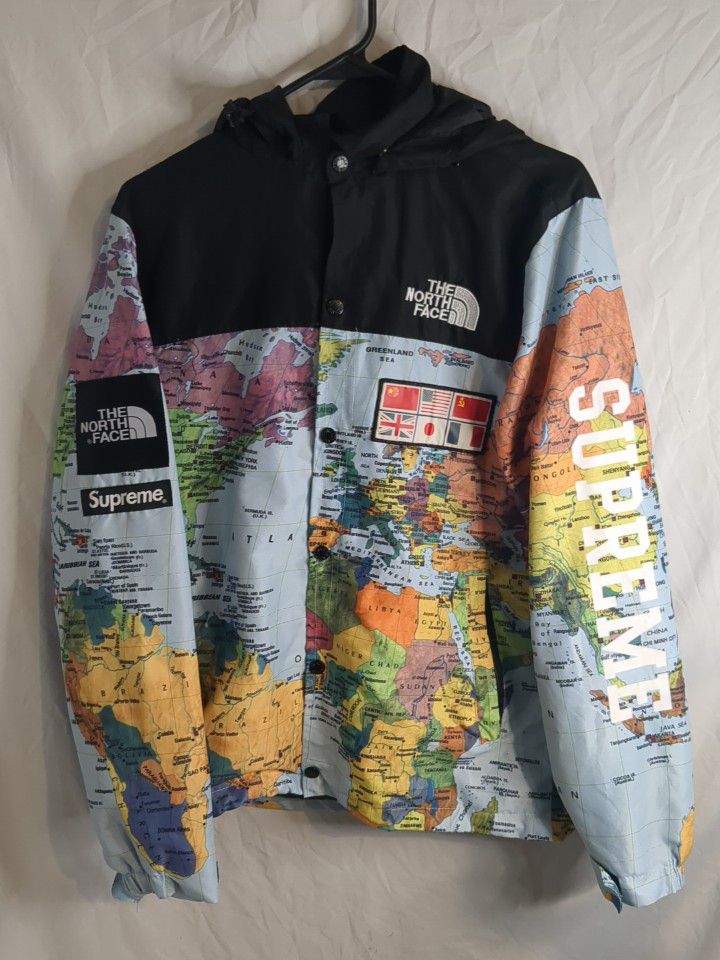 Supreme X The North Face Atlas World Map Expedition Coaches