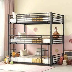 Full Bunk Bed, 3 Beds 