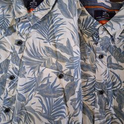 2 Hawaiian Shirts Size XL