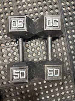 50 pound Dumbbells