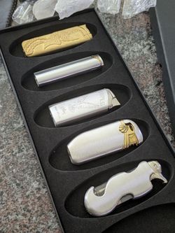 Vintage 5 Gas Lighters for Collection Old Collectible Gas Lighters in great condition  each $10