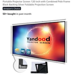 120 In Projector Screen NEW