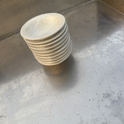 4.5” Soup Bowls White Porcelain Dudson Vintage