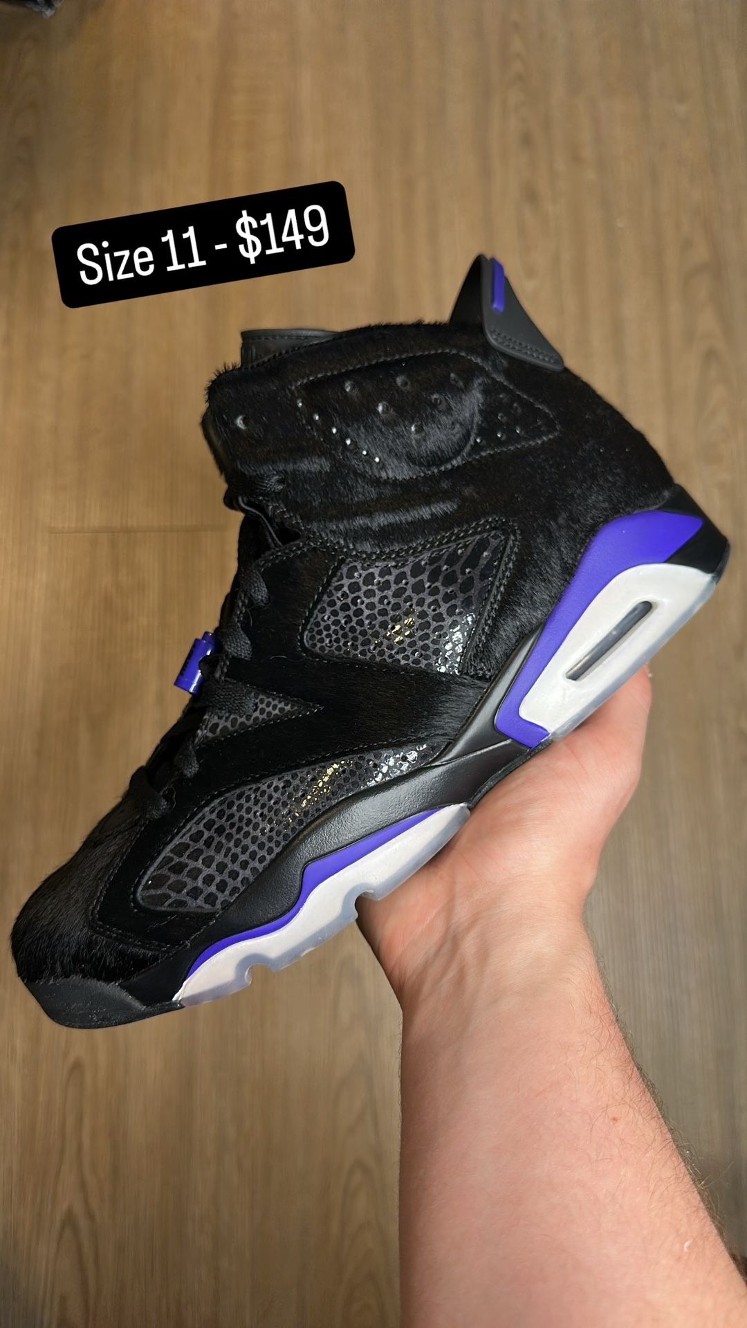 Jordan 6 Retro Black Size 11