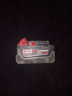 Milwaukee M18 18V 5.0Ah Lithium-Ion XC Extended Capacity Battery Good Condition