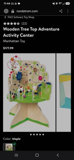 Wooden tree top adventure activity center