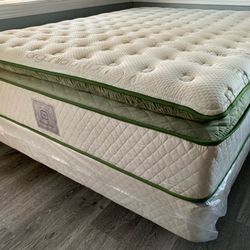 King Size Organic Hybrid Cool Gel Pillowtop Mattress 