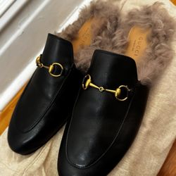 Gucci Flats W. Fur