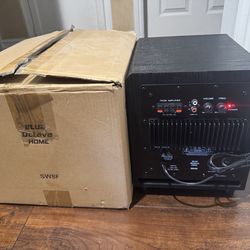 Blue  octave 8w 320w sw8f powered active Subwoofer