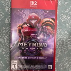 Brand New and Sealed Metroid Prime 4 Beyond - Nintendo Switch 2 Game