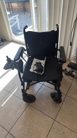 Electric Power Wheelchair with Joystick Controller