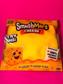 SmushMart Squishy Cheese Toy by Crazy Fun