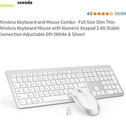 NEW WIRELESS KEYBOARD AND MOUSE COMBO