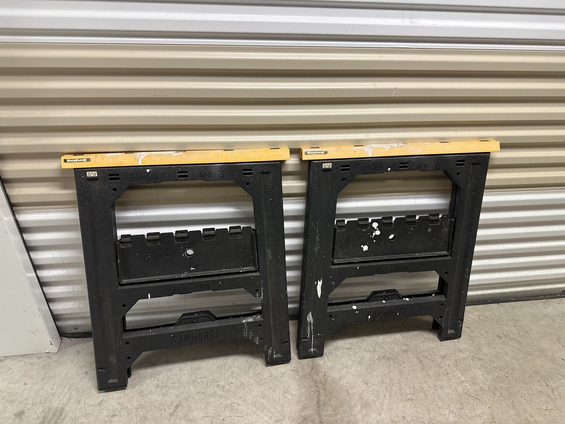 Folding Sawhorse Set Of 2