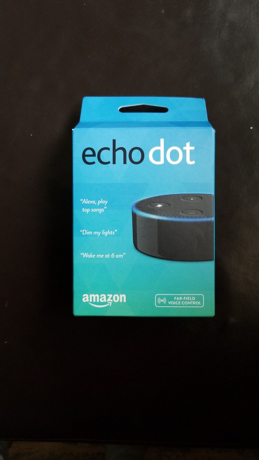 New Echo dot Alexa play never used