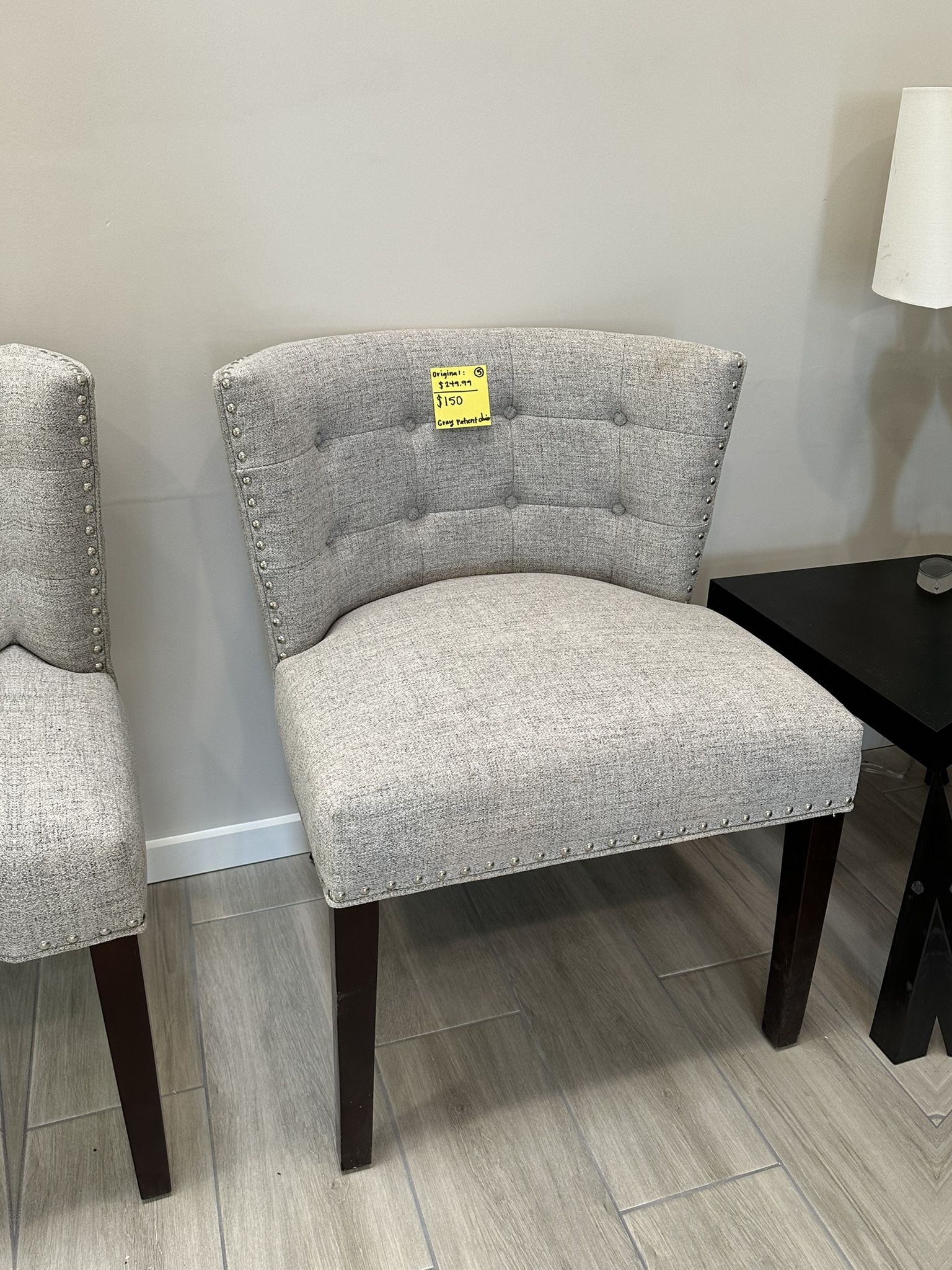 Gray Patient Chairs or Kitchen Table Chairs