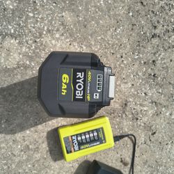 40 volt battery w charger holds a charge