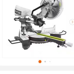 RYOBI 15 Amp 10 in. Corded Sliding Compound Miter Saw with LED Cutline Indicator
