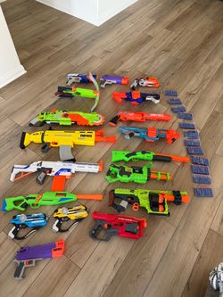 Nerf gun collection