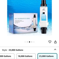 Salt Water System Pump for Above Ground Swimming Pool up to 23000 Gallons chlorinator System Electronic Chlorine Generator 18 Month Warranty