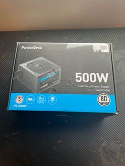 PowerSpec 500W Switching Power Supply (Model: PS 500WF).