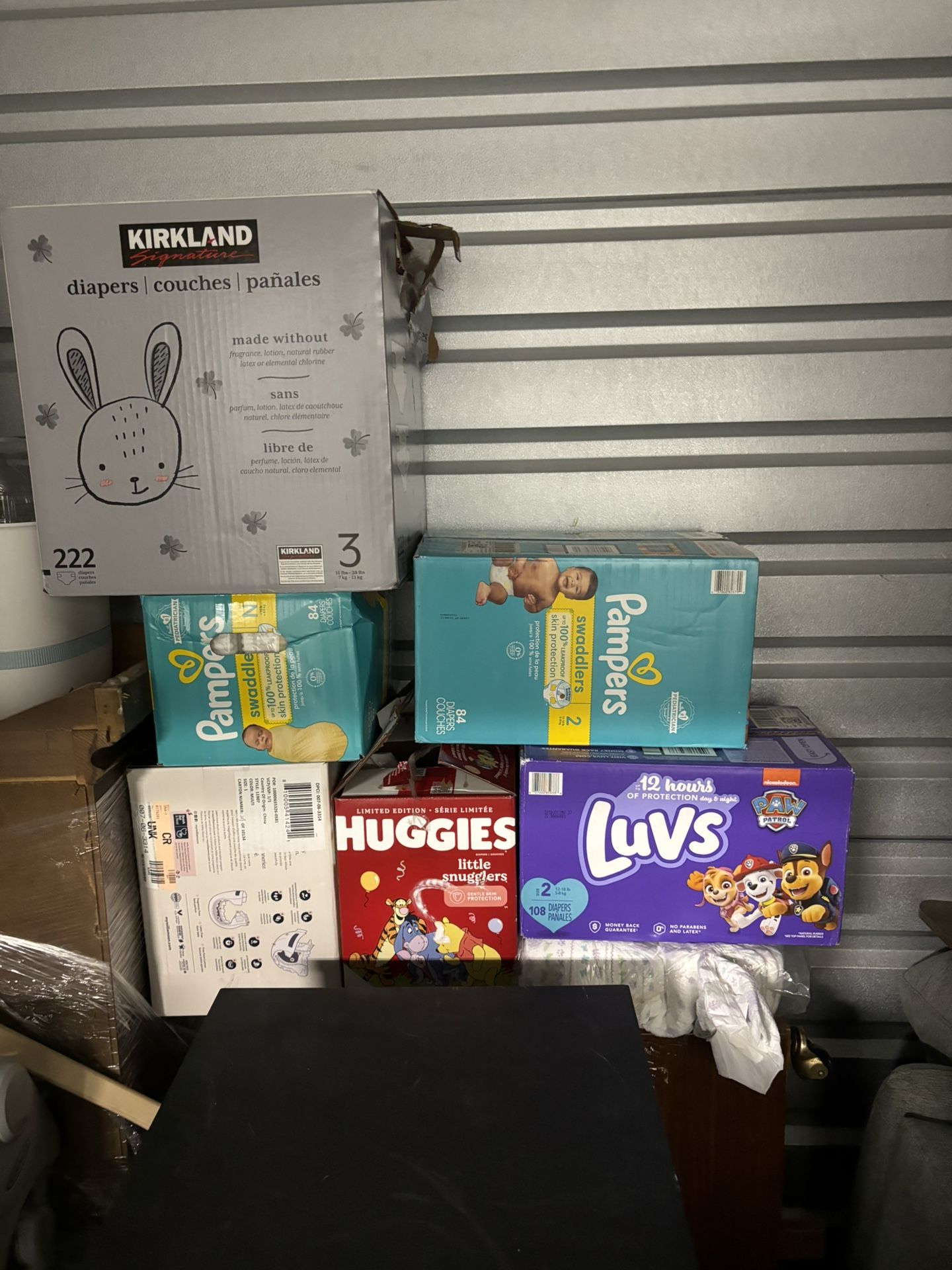 Pampers Sensitive, Huggies, Costco, luvs Diapers!! (newborn-3)