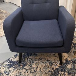 Navy Blue Armchair