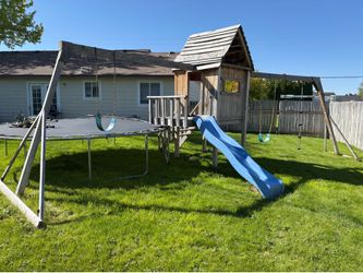 Wooden play structure