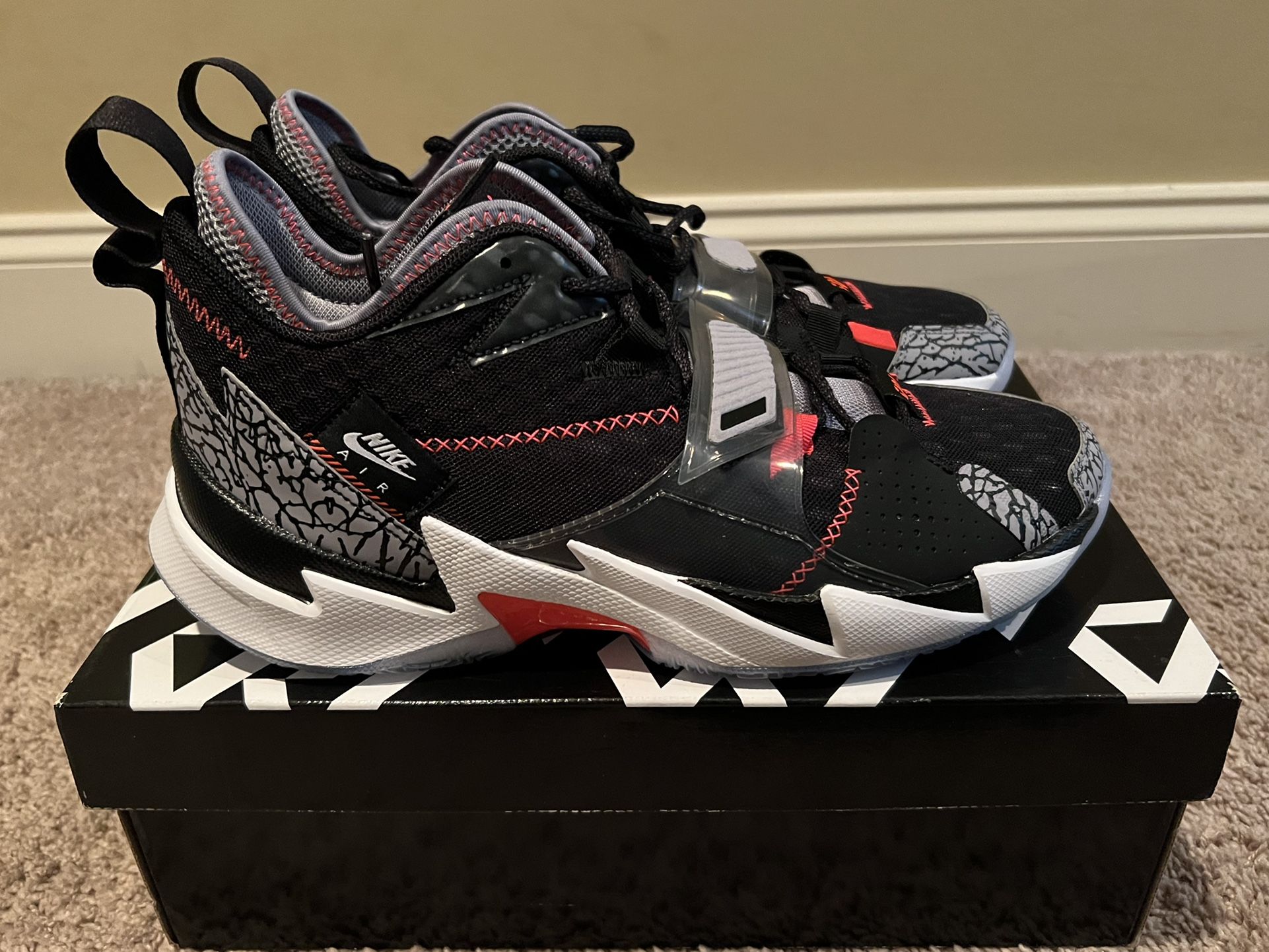 Jordan Why Not Zer0.3 Black Cement