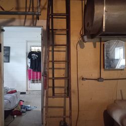 Old Time Fire Truck  Ladder 