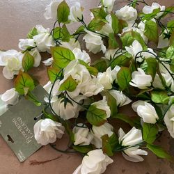 Fake Flower Garlands From Hobby Lobby