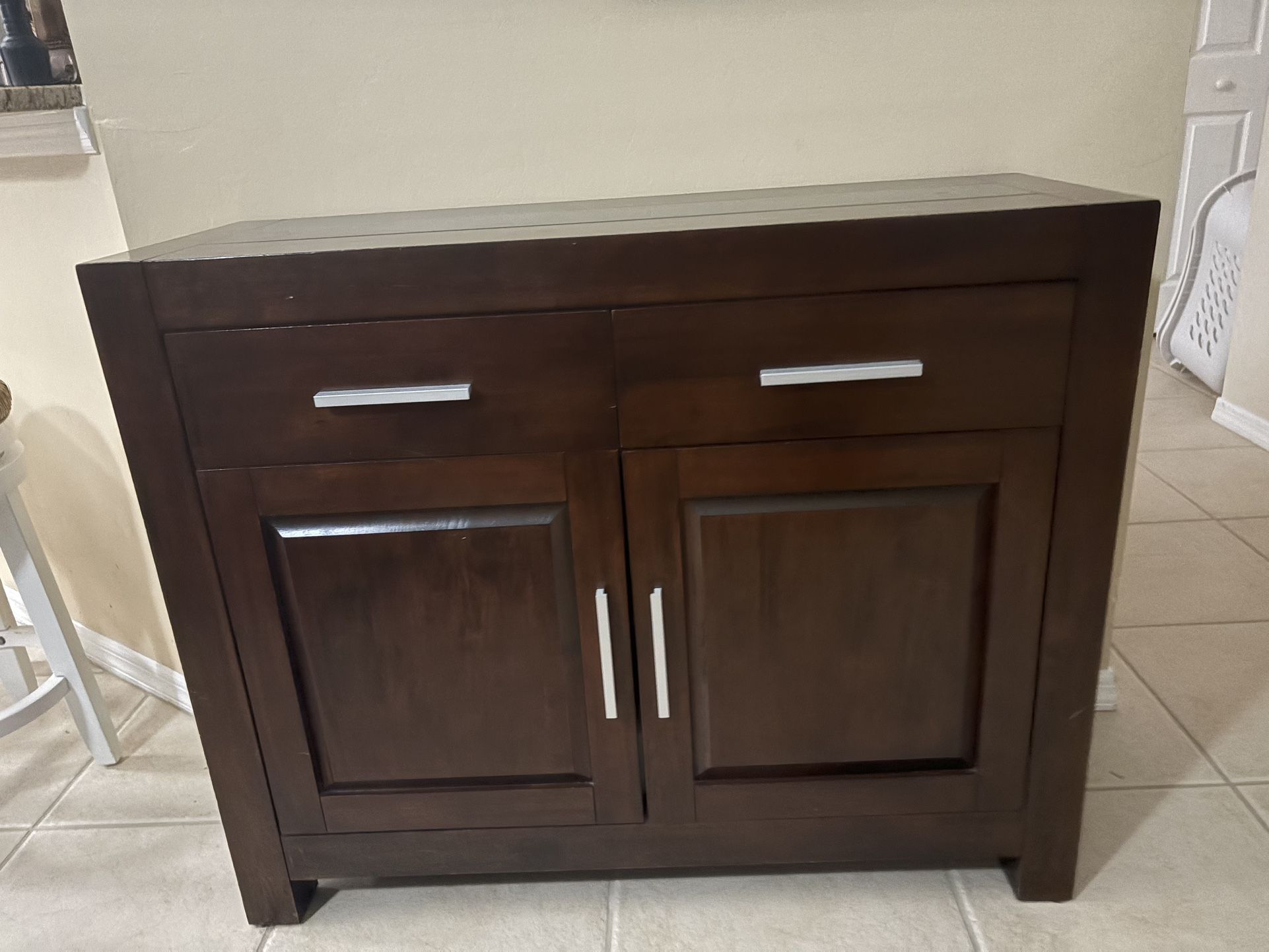 Sideboard Buffet Wine Cabinet Temper Glass 