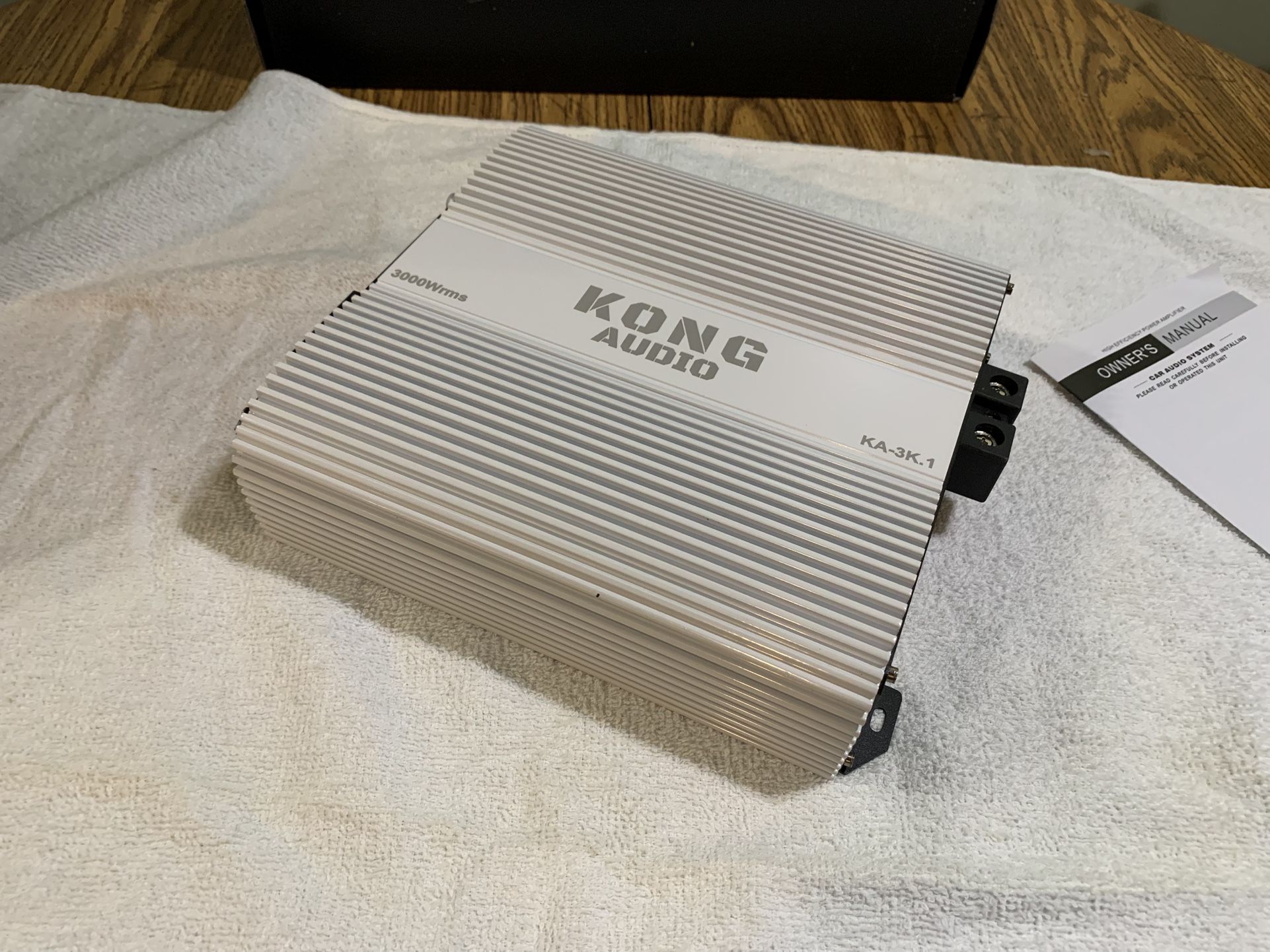 New Kong Audio 3000W Rms Mono Full Range High Power Car Power Amplifier. $250 each 