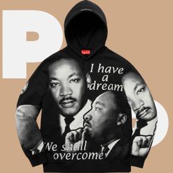 Supreme MLK Hooded Sweatshirt (Large)